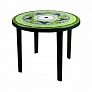Стол "Флоренция" кругл(900х900х750)(темн-зел)