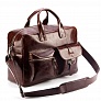 Мужская сумка-портфель из натуральной кожи KRAI 0003BRD Woody