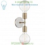 H110102-AGB Chloe Double Wall Sconce Mitzi - Hudson Valley Lighting, настенный светильник бра