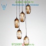 Hammerton Studio Ellisse Multipoint Pendant Light CHB0035-03-FB-OC-C01-E2, светильник