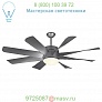 Turbine Ceiling Fan 8TNR56BKD-V1 Monte Carlo Fans, светильник