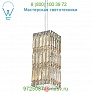 Quantum Blocks Thin Rectangle Pendant Light Schonbek Lighting 2252GS, светильник