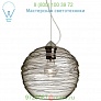 Besa Lighting OB-1JT-462702-SN Wave 10 Pendant (Smoke/Nickel/Flat) - OPEN BOX RETURN, опенбокс