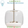 Kuzco Lighting  Enkel LED Mini Pendant Light (Clear Glass Shade with Vintage Brass) - OPEN BOX