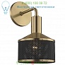 Mitzi - Hudson Valley Lighting H119101-AGB/BK Yoko Wall Sconce, настенный светильник