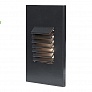 Vertical Louvered LED Step and Wall Light WL-LED220-AM-BK WAC Lighting, уличный светодиодный