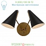 Visual Comfort ARN 2059HAB-BLK Clemente Double Wall Sconce, настенный светильник бра