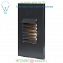 4061 Vertical Louvered Step Light 4061-AMBK WAC Lighting, уличный настенный светильник