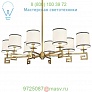 444 Robert Abbey Mykonos Chandelier, светильник