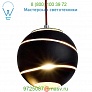 OB-0L20SH7F1A Bond Pendant (Black and Gold/Small) - OPEN BOX RETURN Terzani, опенбокс