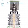 CHD 2472PN-CG Covington Wall Sconce with Ribbed Glass Visual Comfort, настенный светильник