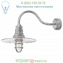 RW16MCGGBK3SL23 Radial Wave Outdoor Wall Sconce w/ Cast Guard & Clear Glass Troy RLM Lighting