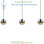 Grapes 3 Light LED Rectangular Multipoint Pendant 2920.01-SML SONNEMAN Lighting, светильник