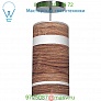 Jefdesigns  Band Column Pendant Light (Walnut/20 In) - OPEN BOX RETURN, светильник