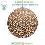 David Trubridge PLA-0800-NAT-AQU Pola Pendant Light, светильник