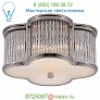 AH 4014GM/CG-FG Basil Flush Mount Ceiling Light With Clear Glass Rods Visual Comfort, светильник