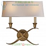 CHD 1191AN-NP Cross Bouillotte Wide Wall Sconce Visual Comfort, настенный светильник