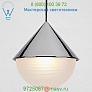 Roll &amp; Hill HALFP-HEM-BK-CF-U Half and Half Hemisphere Pendant Light, светильник