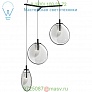 2995.25C-SML SONNEMAN Lighting Cantina Large 3-Light Tri-Spreader LED Pendant Light, светильник