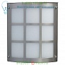 Moto Grid Indoor/Outdoor Wall Sconce 106-842107-BA Besa Lighting, уличный настенный светильник