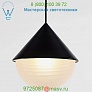 HALFP-HEM-BK-CF-U Roll &amp; Hill Half and Half Hemisphere Pendant Light, светильник