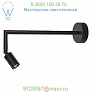 LS Series LED Bullet Head Miter Arm Indoor/Outdoor Wall Sconce Troy RLM Lighting LBLEDBK3LBM018