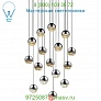 2923.01-SML Grapes 16 Light LED Square Multipoint Pendant SONNEMAN Lighting, светильник