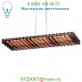 Pablo Grid Single Pendant Light Pablo Designs GRID 1X3 ASH, светильник