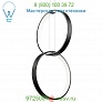 Rings Two-Ring LED Pendant Modern Forms PD-26802-BK, светильник