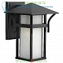 Harbor Small Outdoor Wall Light 2570TT-GU24 Hinkley Lighting, уличный настенный светильник