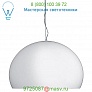 Kartell Opaque FL/Y Pendant Light (Glossy White/Large) - OPEN BOX RETURN , светильник