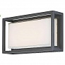 Modern Forms Framed LED Outdoor Wall Sconce WS-W73614-BZ, уличный настенный светильник