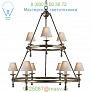 Classic Two-Tier Ring Chandelier SL 5813AN-NP Visual Comfort, светильник