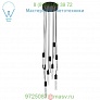 SER-08P-BL-BU Seraph Round 8 Inch LED Chandelier Blackjack Lighting, светильник