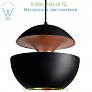 OB-HCS 350 BL-COP Here Comes the Sun Pendant Light (Black/Copper/Large) - OPEN BOX RETURN DCW