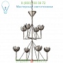 Alberto 2-Tier Chandelier Visual Comfort JN 5005AGL, светильник