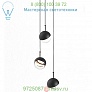 Dora P3 Multi-Light Pendant Light (Black) - OPEN BOX RETURN OB-SLD-1010P3-BK Seed Design, опенбокс