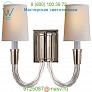 TOB 2033HAB-NP Visual Comfort Vivian Double Wall Sconce, настенный светильник бра