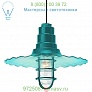 Troy RLM Lighting Radial Wave Outdoor Pendant w/ Cast Guard & Clear Glass 5DRW16MCGGBK-BC, уличный