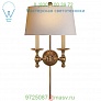 Visual Comfort Classic Two-Light Wall Sconce SL 2817AN-NP, настенный светильник бра