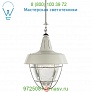 Henry Industrial Pendant with Prismatic Glass TOB 5042HAB-WHT Visual Comfort, светильник