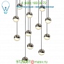 SONNEMAN Lighting Grapes 12 Light LED Round Multipoint Pendant 2917.01-SML, светильник