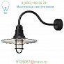 RW16MCGGBK3SL23 Troy RLM Lighting Radial Wave Outdoor Wall Sconce w/ Cast Guard & Clear Glass