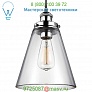 Feiss Baskin Cone Nickel Pendant Light , светильник