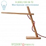 Pablo Designs Clamp Mini Table Lamp CLAM MINI WHT OAK, настольная лампа