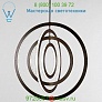 Halo Vertical 4-Ring Pendant Light Roll &amp; Hill HALOCV4-BK-120, светильник