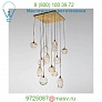 Misto Square Multi Light Pendant Light Hammerton Studio CHB0048-09-FB-OA-C01-E2, подвесной