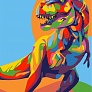 Картина 20х30 Тираннозавр Рекс