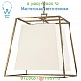 Kyle Pendant (White Faux Silk/Aged Brass/Large) - OPEN BOX RETURN  Hudson Valley Lighting