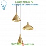 Swell 3-Pendant Chandelier SWEL CHAN 1 MIX BLK/BRA Pablo Designs, светильник